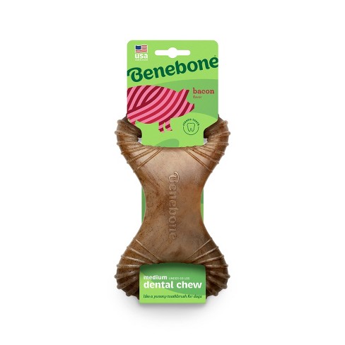 Benebone Dental Chew Dog Toy Bacon M Target