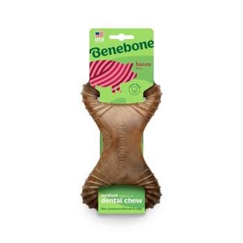 Benebone Dental Chew Dog Toy - Bacon - M