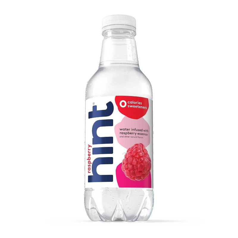 hint Purple Variety Pack Flavored Water - Watermelon, Raspberry, Cherry, and Peach - 12pk/16 fl oz Bottles, 5 of 12