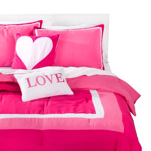 Hotel Juvi 5 Piece Comforter Set Pink Full Queen Target