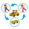 PICASSO-TILES Mini Car & 2 Character Play Set, Magnetic Tiles, Building Blocks, STEM Toys for Kids 3+ - 4 of 4
