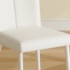 CAVINAS Modern PU Leather Dining Chairs with Foam Cushion and Metal Legs, 6-Piece Side Chair for Dining Room, Living Room - 4 of 4