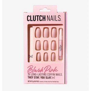Clutch Nails - Blush Pink - 24ct - 1 of 3