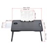 Unique Bargains Laptop Bed Desk Tray Portable Desk with Storage Drawer Reading Holder Water Slot Foldable Table - 2 of 4
