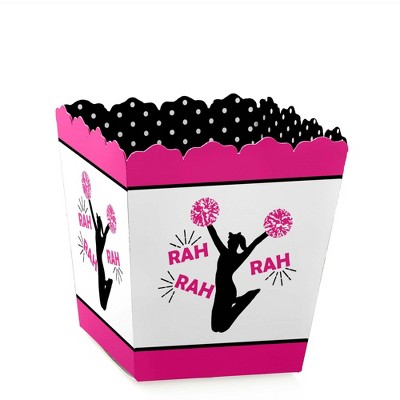 Big Dot of Happiness We've Got Spirit - Cheerleading - Party Mini Favor Boxes - Birthday Party or Cheerleader Party Treat Candy Boxes - Set of 12