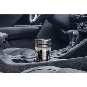 Elanze Designs If Mom Says No Ask Grandma 16 Ounce Stainless Steel Travel Tumbler - 1 of 2