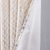 RT Designer Collection Hailey Halo Foil Blackout Grommet Curtain Panel 52" x 90" White - 4 of 4