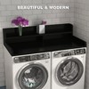 KTMBDW Laundry Countertop with 2-Tier Shelf Universal Fit, Washer and Dryer Countertop with Storage Space, Shelf Height 12 Inches - 3 of 4