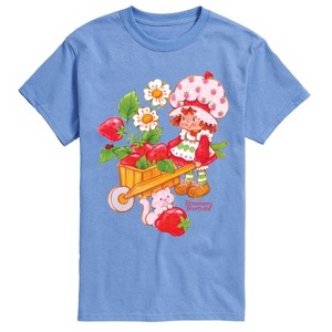 Men's - Strawberry Shortcake - Wheelbarrow And Custard Short Sleeve Graphic T-Shirt - 1 of 4