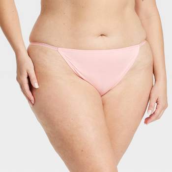Auden Women's 3 pack Hipster Underwear XL Lace Accents Pink Peach