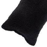 Hastings Home Body Pillow Cover - 52" x 18", Black