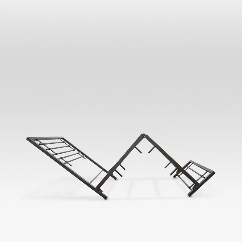 eLuxury Modern Industrial Metal Colton Bed Frame, 4 of 12