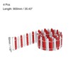 Unique Bargains Dollhouse Home DIY Crafts Wooden Decorative Miniature Ornament Garden Fence - 2 of 4