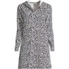 Lands' End Women's Cotton Jersey Long Sleeve Hooded Swim Cover-up Dress - 3 of 4