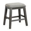 TOAOTBNBOB Upholstery Bar Stools with Nailhead Trim, Modern Bar Chairs for Dining Room, Counter Height Barstools Set of 2 - 3 of 4