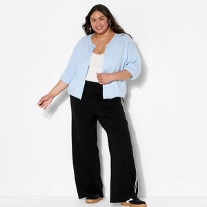 Women's Crewneck Cardigan - Wild Fable™ - 1 of 3