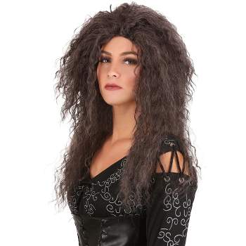 Unique Bargains Curly Wig Wigs for Women 28 Black with Wig Cap 350g