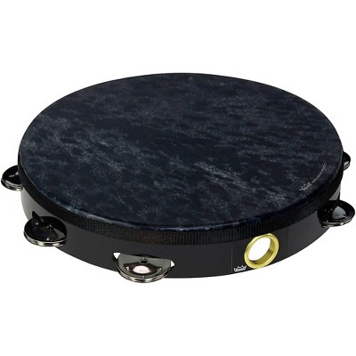 Remo Single Row Wild Tambourine 10 in. Skyndeep Black