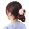 Unique Bargains Women's Fashion Rose Flower Hairpin Hairdo Clip 3.35"x3.15"x2.76" 1 Pc - 2 of 4