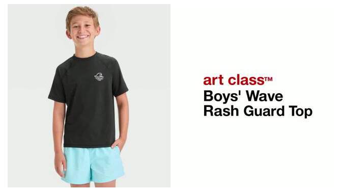 Boys&#39; Wave Rash Guard Top - art class&#8482;, 2 of 5, play video