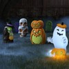 23" Light and Sound Pumpkin and Ghost Outdoor Halloween Decorative Prop - Hyde and EEK! Boutique™: Battery Operated - 2 of 3