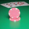 Slickblue 25-Count Striped Dice 11.5g Poker Chips, Clay Composite, Great for Game Nights & Counting Tools, Color Options - 3 of 3