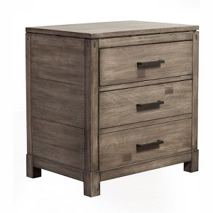Alpine Furniture Sydney 2 Drawer Nightstand, - 1 of 4