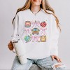 Simply Sage Market Coquette School Chart Sparkle Lightweight Garment Dyed Sweatshirt - 2 of 4