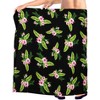 LA LEELA Men's Hawaiian Lava Lava Beach Sarong Wrap Beachwear Cover-Up Summer Long Swimwear Vacation Cover Up For Men One Size Onyx, Hibiscus - 3 of 4