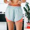 Anna-Kaci Active Women's Sport Running Shorts 2 in 1 with Pockets Athletic Fitted -X Large, Blue - 2 of 4