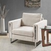 NicBex Polyester Fabric Accent Chair,Upholstered Living Room Chairs with High Track Arms,Modern Comfy Arm Chair,Accent Chairs for Living Room - 2 of 4
