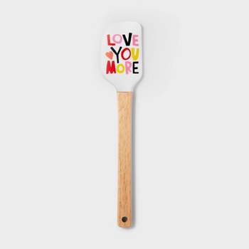 Cheer Collection 12 Piece Non-stick Silicone Spatula Set With Wooden  Handles - Multicolored : Target