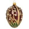 Miss Christmas 5.0 Inch Lily Of The Valley Pattern In Red Christmas Tree Ornament , Christmas Decor Christmas, Spring, Seasonal (1PC) - 3 of 4