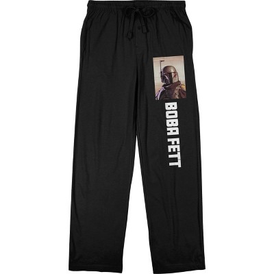 Star Wars Boba Fett Character Men's Drawstring Sleep Pajama Pants