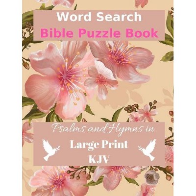 Word Search Bible Puzzle - Large Print by  Wordsmith Publishing (Paperback)