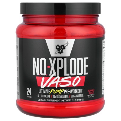 BSN No-Xplode VASO, Ultimate Pump Pre-Workout, Jungle Juice, 1.11 lb (504 g)