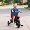 Kinder King 8 in 1 Kids Baby Stroller Tricycle Folding Toddler Trike w/Adjustable Push Handle - 3 of 4