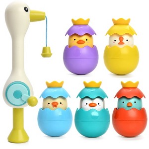 Easter Splash & Catch Bath Toy Magnetic Fishing Game with Surprise Animal Eggs - Floating Fun for Toddlers & Kids in Bathtubs and Pools - 1 of 4