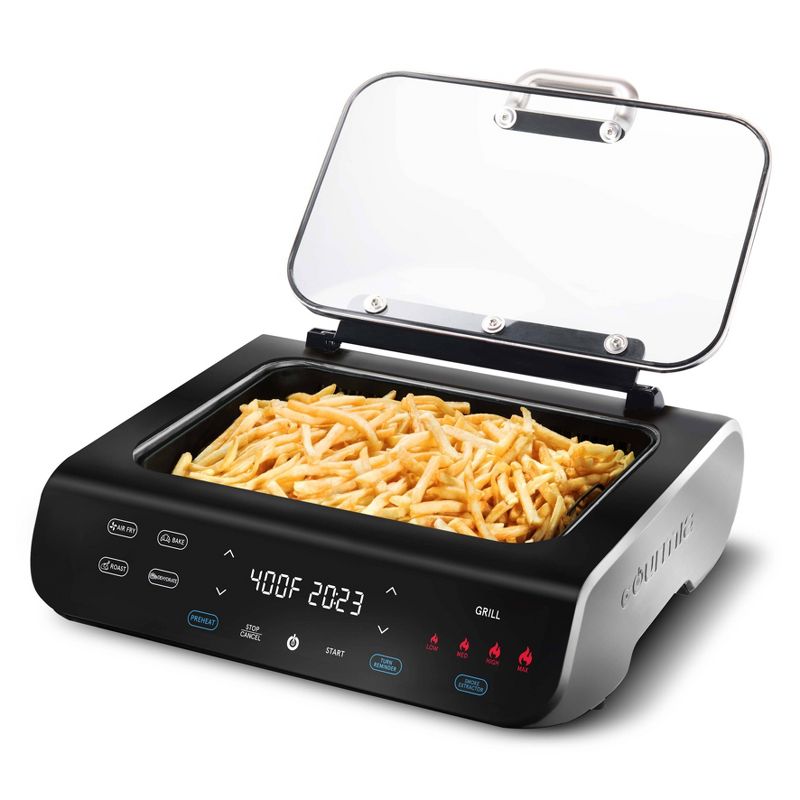 Gourmia FoodStation 5-in-1 Smokeless Grill &#38; Air Fryer with Smoke-Extracting Technology, 3 of 14