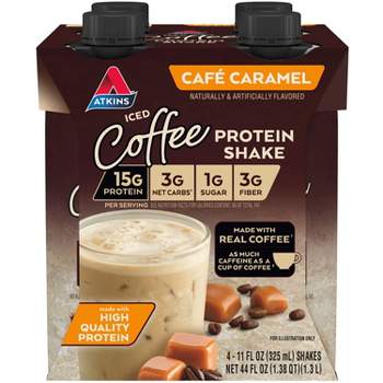 Atkins Dietary Supplement Shake - Caramel - 4ct (Product May Vary)