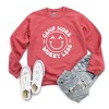 Simply Sage Market Women's Graphic Sweatshirt Camp More Worry Less Smiley Face - 2 of 2