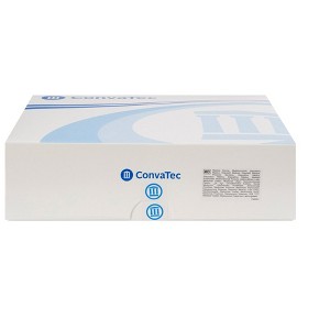 Convatec 401545 Sur-Fit Natura Urostomy Pouch Two-Piece System 10 in. With Valve 2 1/4 in. Flange Transparent (Box of 10) - 1 of 4