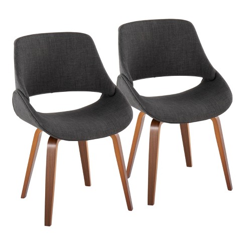 Set of 2 Fabrico Mid-Century Modern Dining/Accent Chair - Lumisource - image 1 of 4