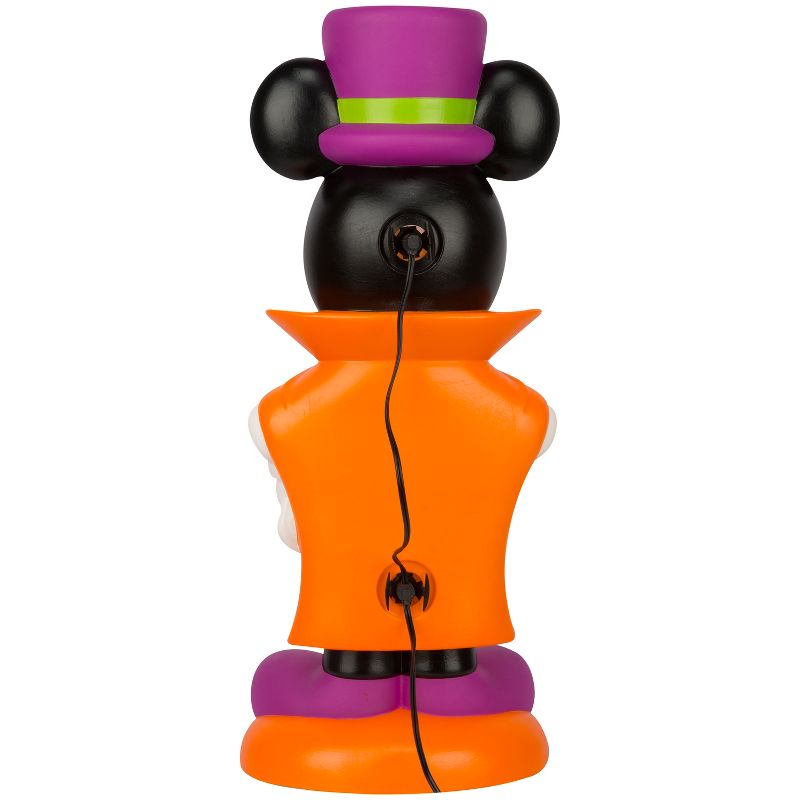 Gemmy Lighted Blow Mold Outdoor Decor Halloween Mickey Mouse w/Top Hat 24" Disney, Multi, 4 of 7