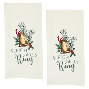 Split P Sleigh Bells Ring Decorative Dishtowel Set of 2 - 1 of 4
