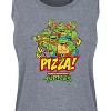 Women's - Teenage Mutant Ninja Turtles - Pizza Graphic Racerback Tank - image 2 of 4