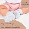 Cozyway Non-Slip Ankle Style Socks with Grippers, 12 Pack for Baby Boys and Girls, Black White and Gray, 0-6 Months, Unisex - 3 of 4