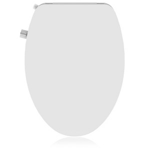 Bidet Toilet Seat Elongated for Toilet, Dual Nozzle Self-Cleaning PP Bidet Attachment, Non-Electric Feminine Hygiene Toilet Seat Cover for Women - 1 of 4