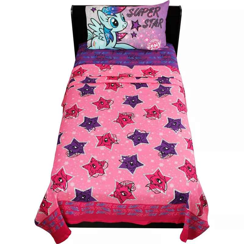 3pc Hasbro Twin Bed Sheet Set The, My Little Pony Bed Sheets Queen