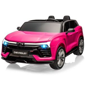 24V Licensed Chevrolet Blazer 2-Seater Kids Ride On SUV, Electric Car w/Remote, 3 Speeds, Music, LED Lights, Suspension - 1 of 4